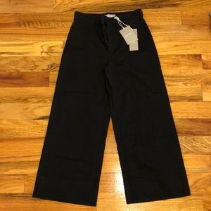 Everlane wide leg crop pants